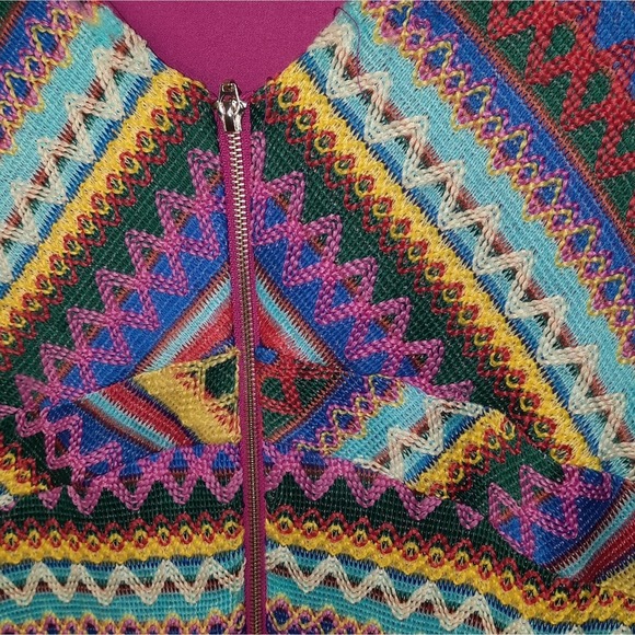 Modamix Multicolored Knitted Knee Length Dress Size 1X - Picture 4 of 7